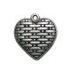 Colgante de Metal Zamak Corazón 29x31.5mm