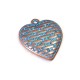 Zamak Pendant Heart 29x31mm