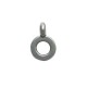 Distanziatore in Zama con Anellino 9x2.2mm (Ø 4.5mm)