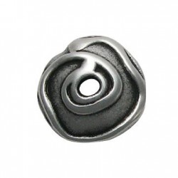Μεταλλική Ζάμακ Χυτή Χάντρα Καπελάκι 19mm Ø2.8mm