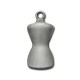 Colgante de Metal Zamak Maniquí 14x30mm