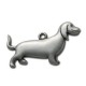 Zamak Pendant Long Dog 40x22mm