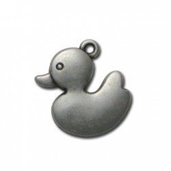 Zamak Charm Bathtub Duck 22x21mm