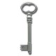 Colgante de Metal Zamak Llave 25x80mm