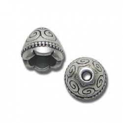 Zamak End Cap 9x11mm Ø2.5mm