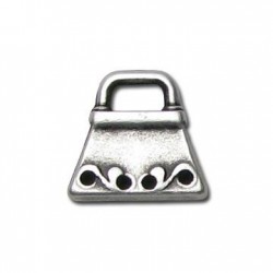 Colgante de Metal Zamak Bolso 15mm