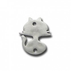 Zamak Pendant Cat 21x25mm