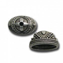 Zamak End Cap Oval 18mm