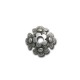 Zamak Bead Cap Flower 12mm Ø2.2mm