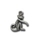 Zamak Charm Monkey 14x16mm