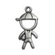 Zamak Pendant Boy 16x30mm