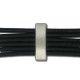 Μεταλλική Ζάμακ Χυτή Χάντρα Ορθογώνια 18x6mm Ø12.5x2.2mm