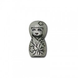 Pasador de Metal Zamak Niña 21x10mm