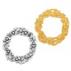 Colgante de Metal Zamak Guirnalda Anilla con Flores 30mm
