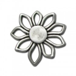 Zamak Pendant Flower 56mm