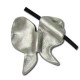 Zamak Slider Butterfly 46x43mm