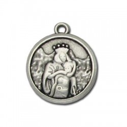Zamak Pendant Madonna 20x23mm