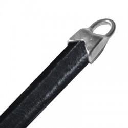Zamak End Cap for Regaliz Leather Ø7x10mm