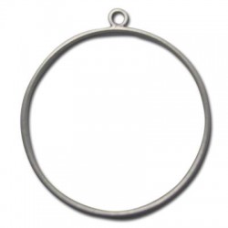 Braccialetto in Zama Rigido con Anellino 65x2mm