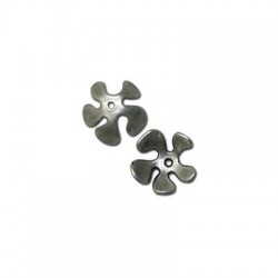 Capuchón de Metal Zamak Flor 15mm