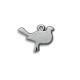 Zamak Charm Bird 20x15mm