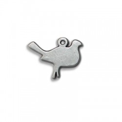Zamak Charm Bird 20x15mm