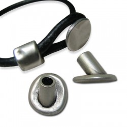 78410812 Cierre Botón de Metal Zamak 16x14mm(Ø 4mm)