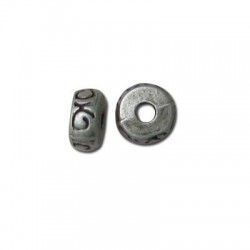 Μεταλλική Ζάμακ Χυτή Χάντρα Ροδέλα 4x8mm Ø2.5mm
