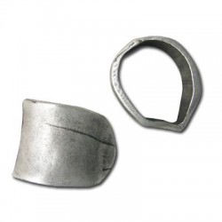 Zamak Slider Irregular Tube 34x27mm Ø21x26mm