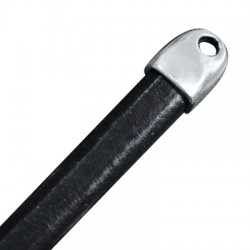 Zamak End Cap for Regaliz Leather 13x16mm Ø10x7mm