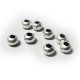 Zamak Bead Round 7x5.2mm Ø3.3mm