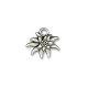 Breloque Fleur Edelweiss en Métal/Zamac, 20x18.5mm