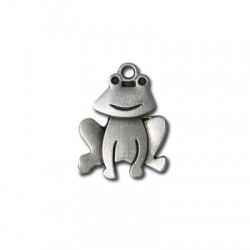 Zamak Pendant Frog 18x23mm