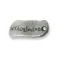 Zamak Charm Logo 'Hecho a Mano' 5x11mm