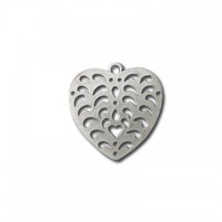 Ciondolo in Metallo Zama Cuore 33mm