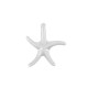 Colgante de Metal Zamak Estrella de Mar 18mm
