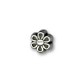 Zamak Bead Flower 7mm Ø1.5mm