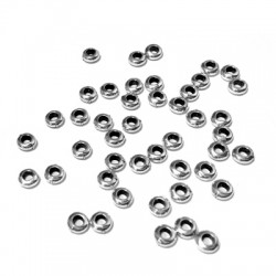 Μεταλλική Ζάμακ Χυτή Χάντρα Ροδέλα 5x2mm Ø2.6mm