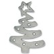 Colgante de Metal Zamak Arbol de Navidad 100mm