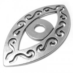 Colgante de Metal Zamak Ojo 70x140mm
