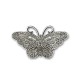 Pendentif Papillon en Métal/Zamac, 63x35mm