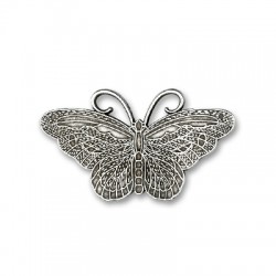 Colgante de Metal Zamak Mariposa 63x35mm