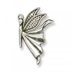 Pendentif Fée en Métal/Zamac, 38x30mm