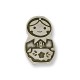 Pendentif Matrioshka Russe en Métal/Zamac, 31x21mm