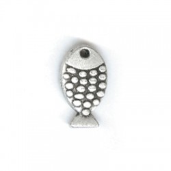 Colgante de Metal Zamak Pez 9x16mm