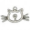 999° Silver Antique Plated/ 5µm