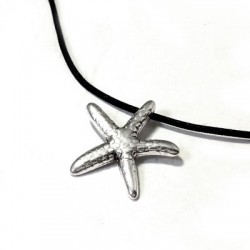 Colgante de Metal Zamak Estrella de Mar 27x28mm