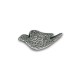 Breloque Oiseau en Métal/Zamac, 29x13mm