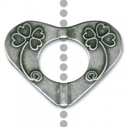 Passante in Metallo Zama Passante Cuore 55x40mm