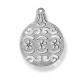 Μεταλλικό Ζάμακ Χυτό Μοτίφ Μπάλα 72x55mm